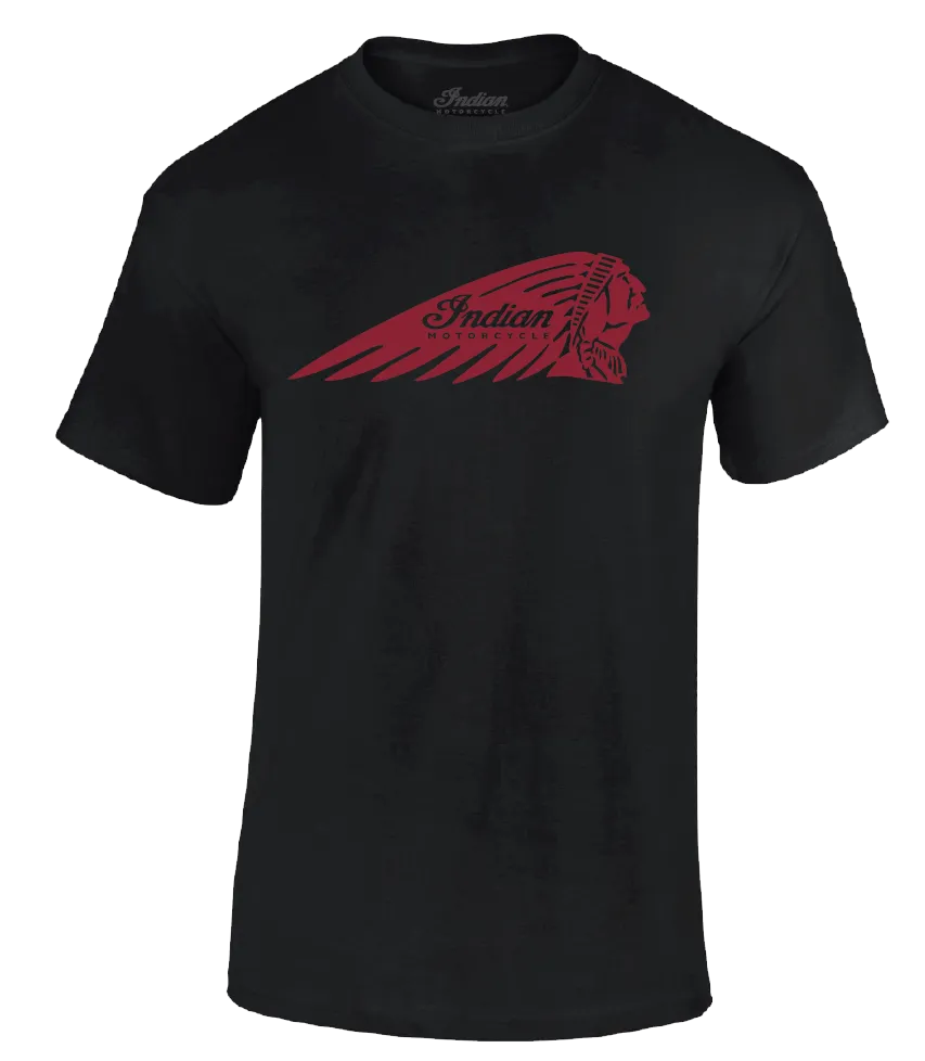 Indian Headdress Logo - Black