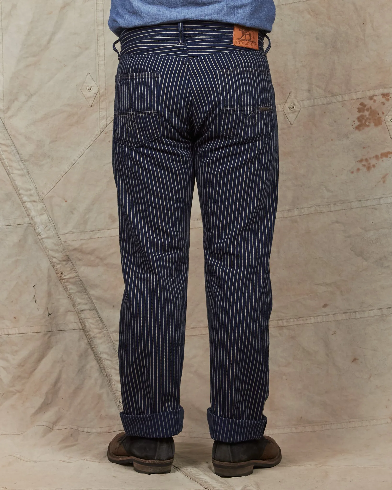 Indigofera Kirk Pants Single Stripe 12oz Hickory Twill