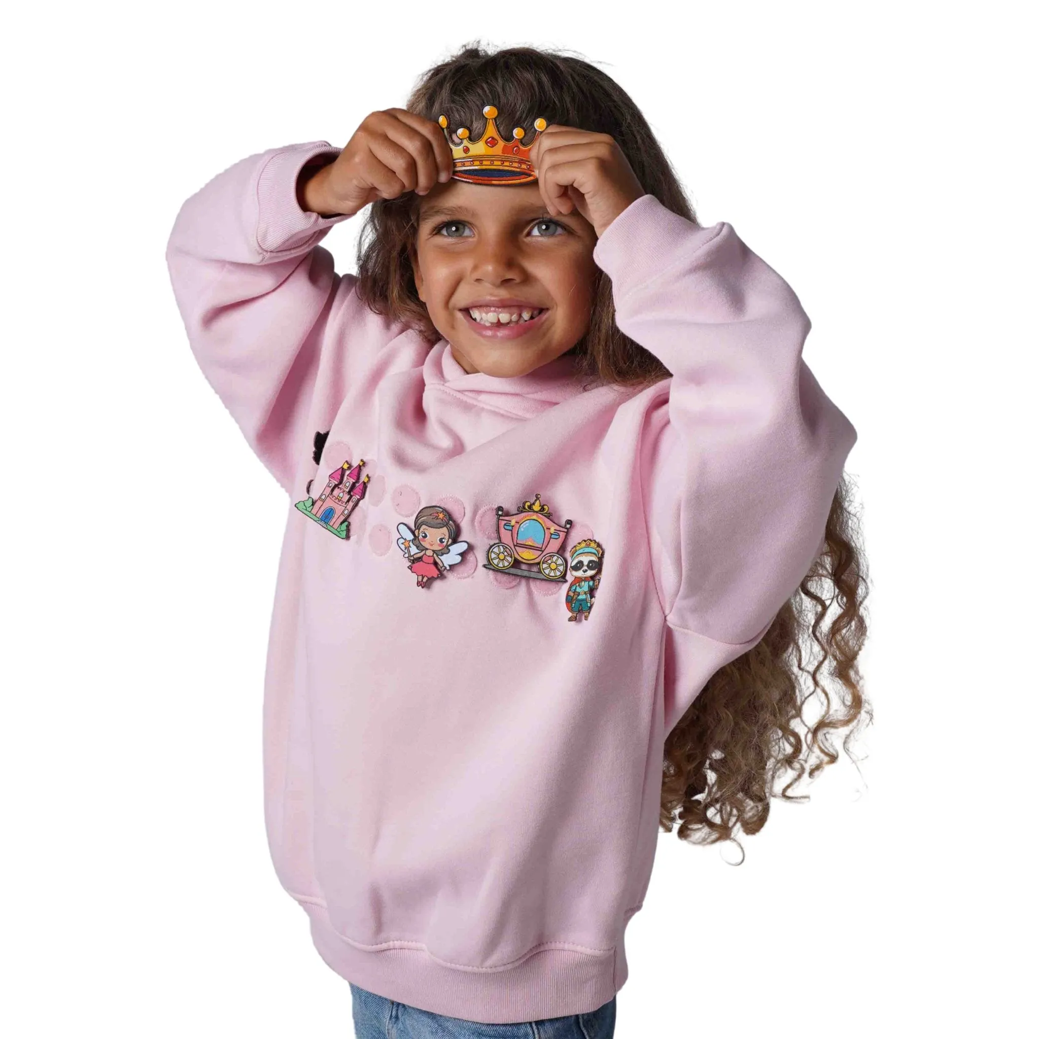 Interchangeable Velcro Patch Hoodie - Unisex