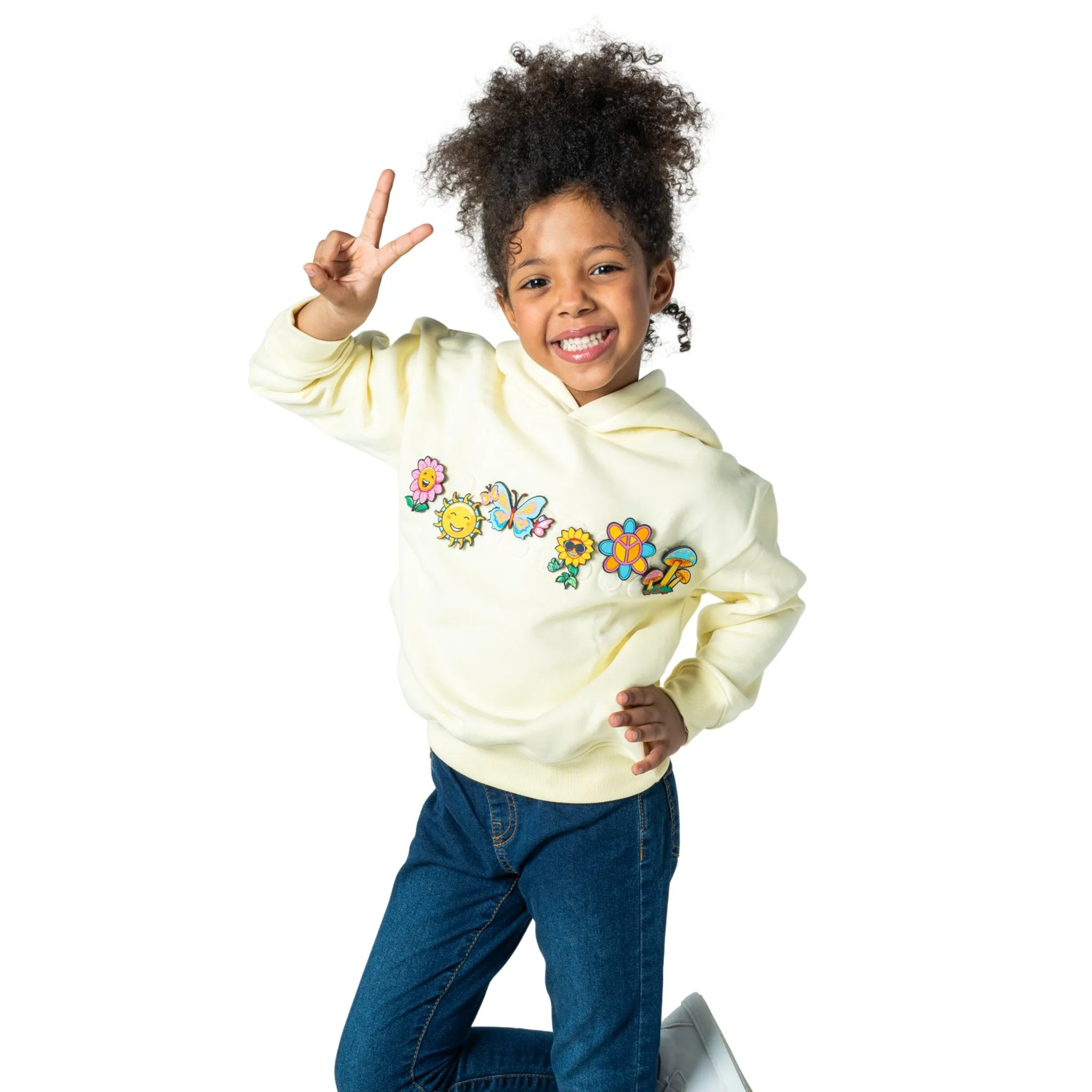 Interchangeable Velcro Patch Hoodie - Unisex