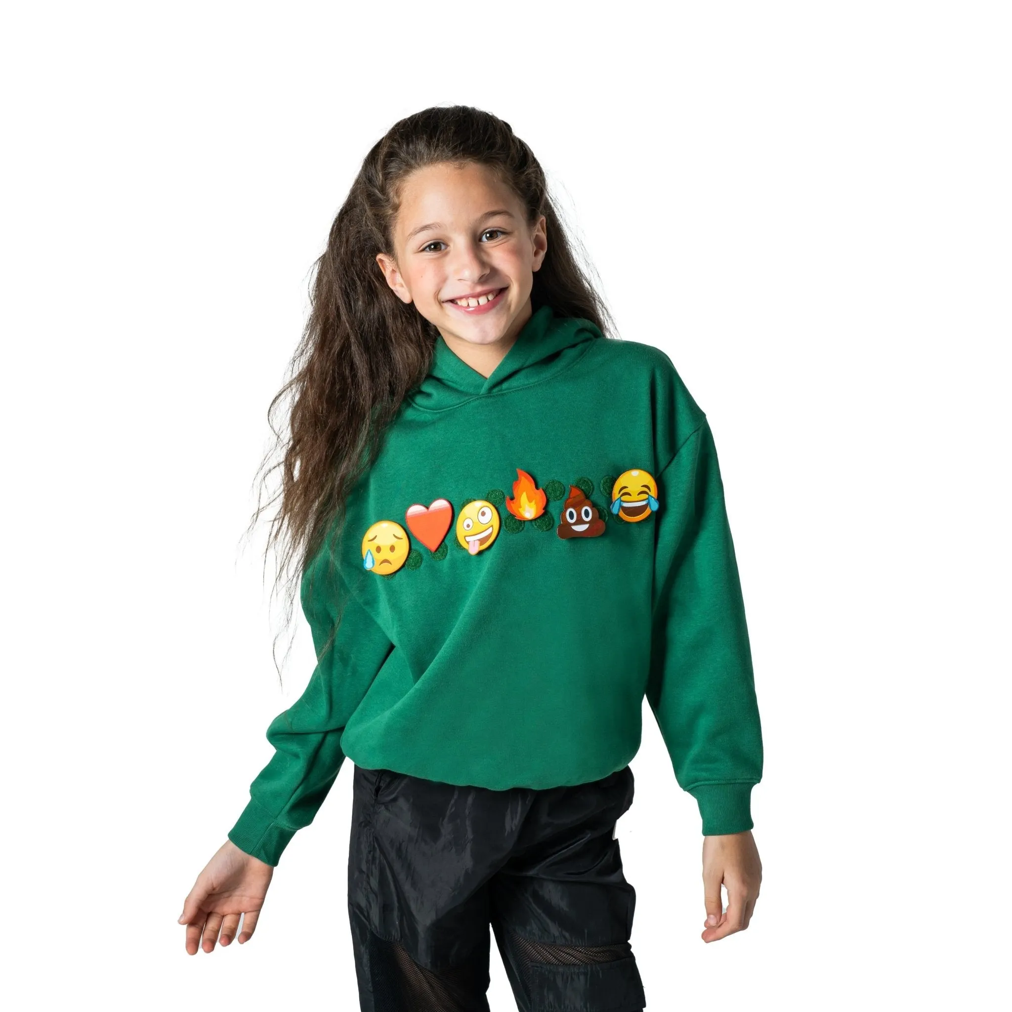 Interchangeable Velcro Patch Hoodie - Unisex