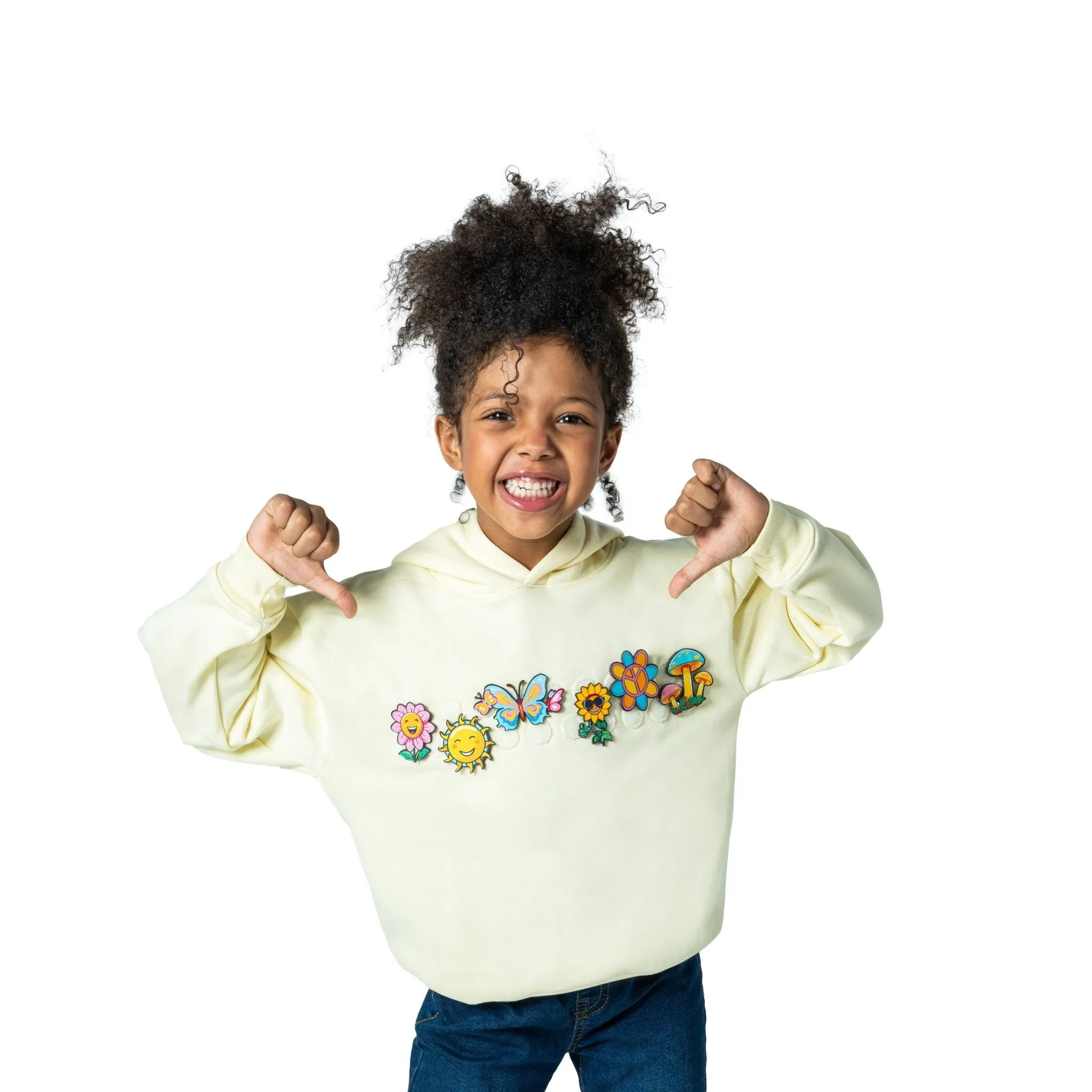 Interchangeable Velcro Patch Hoodie - Unisex