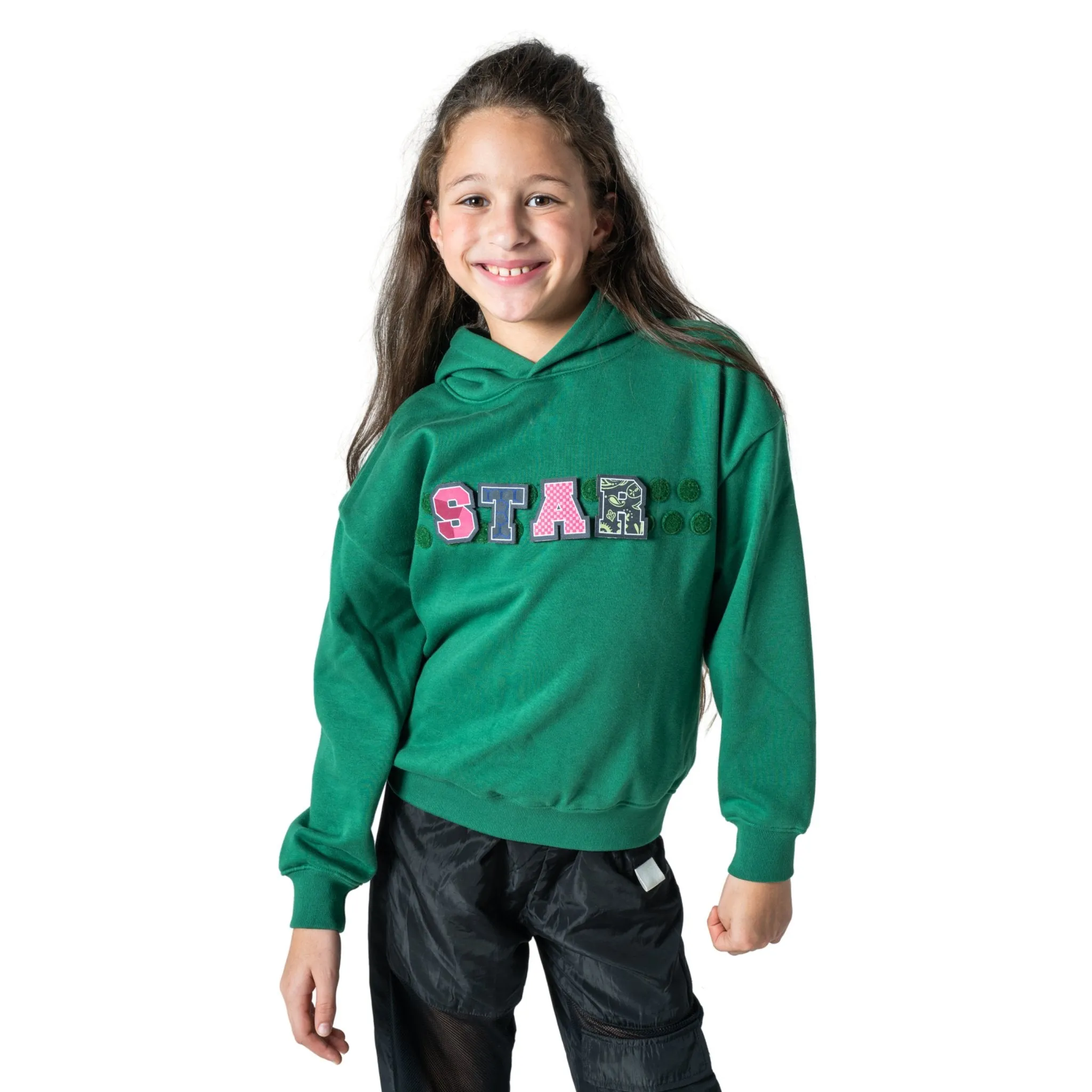 Interchangeable Velcro Patch Hoodie - Unisex