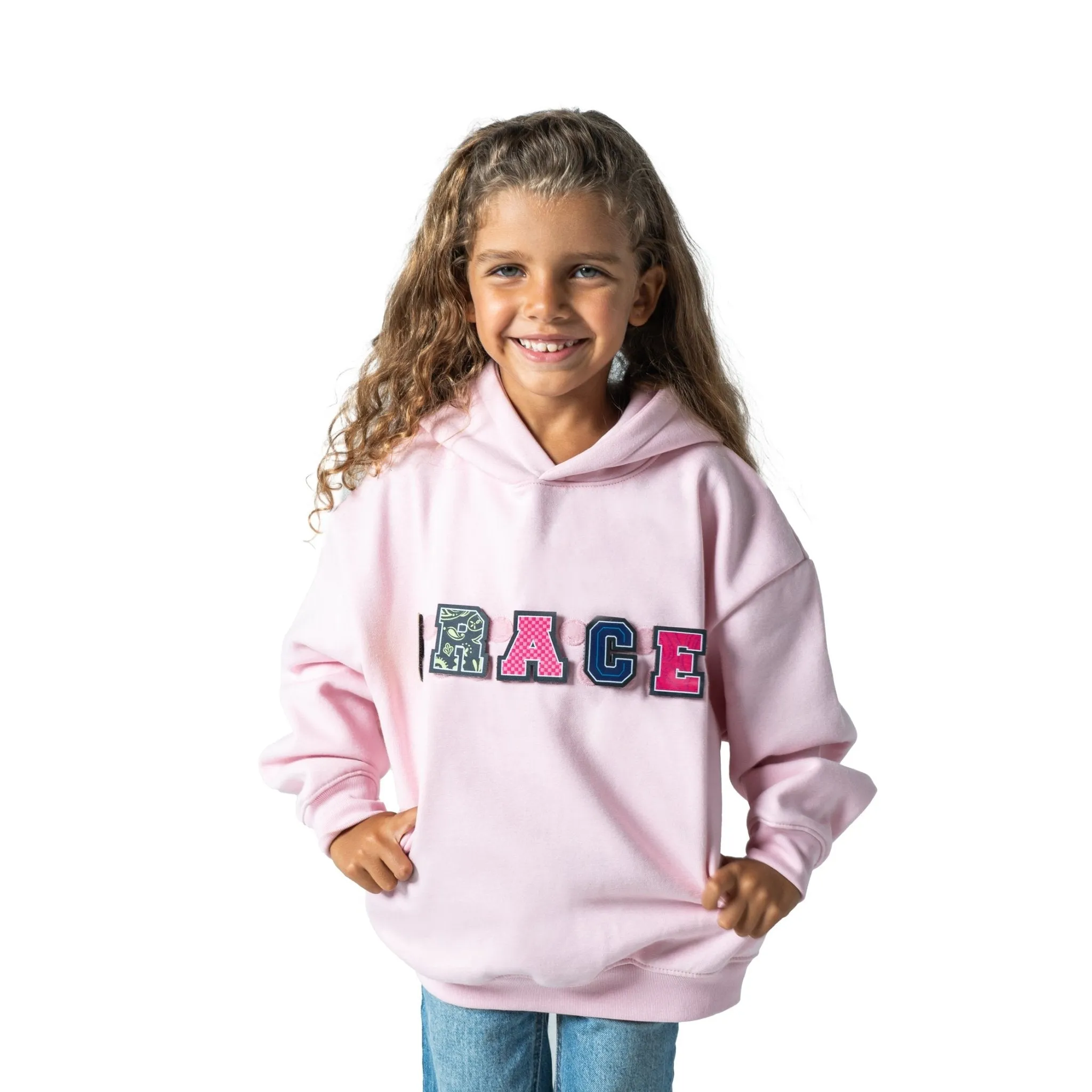 Interchangeable Velcro Patch Hoodie - Unisex