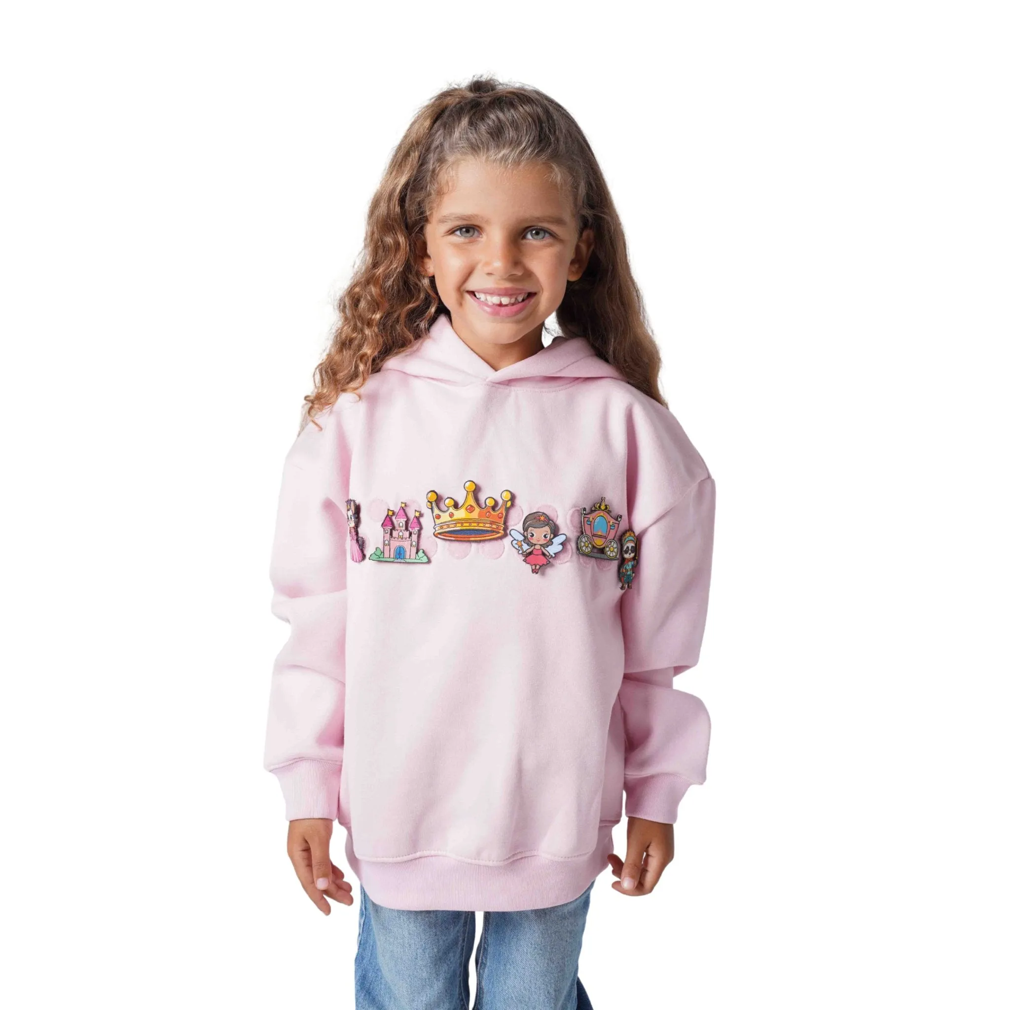 Interchangeable Velcro Patch Hoodie - Unisex
