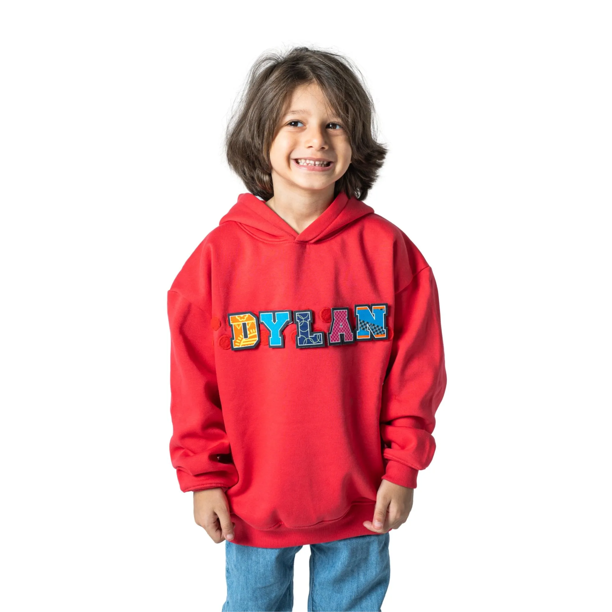 Interchangeable Velcro Patch Hoodie - Unisex