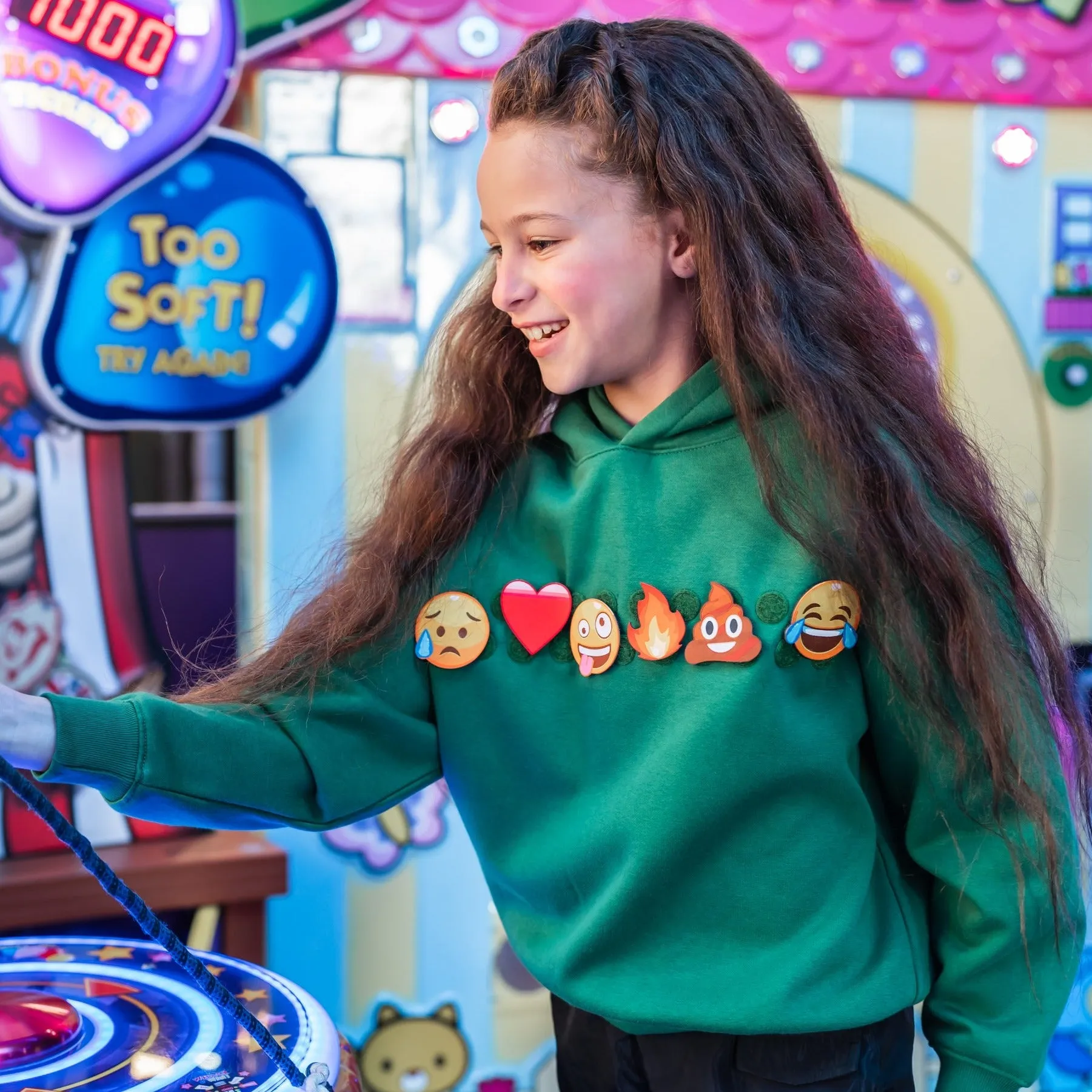 Interchangeable Velcro Patch Hoodie - Unisex