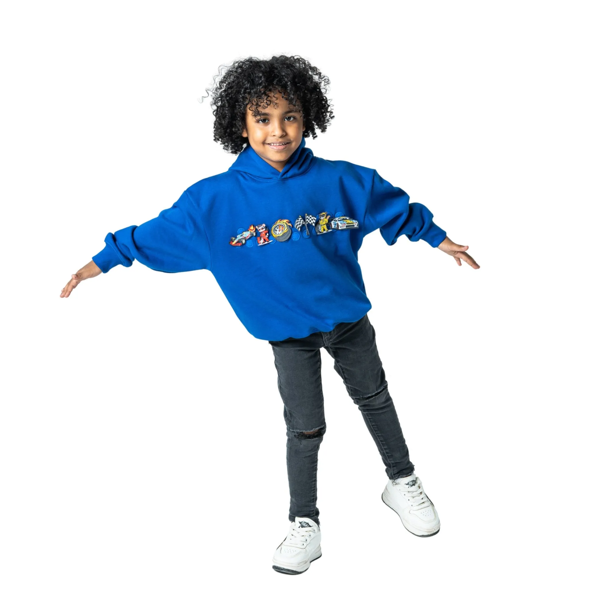Interchangeable Velcro Patch Hoodie - Unisex