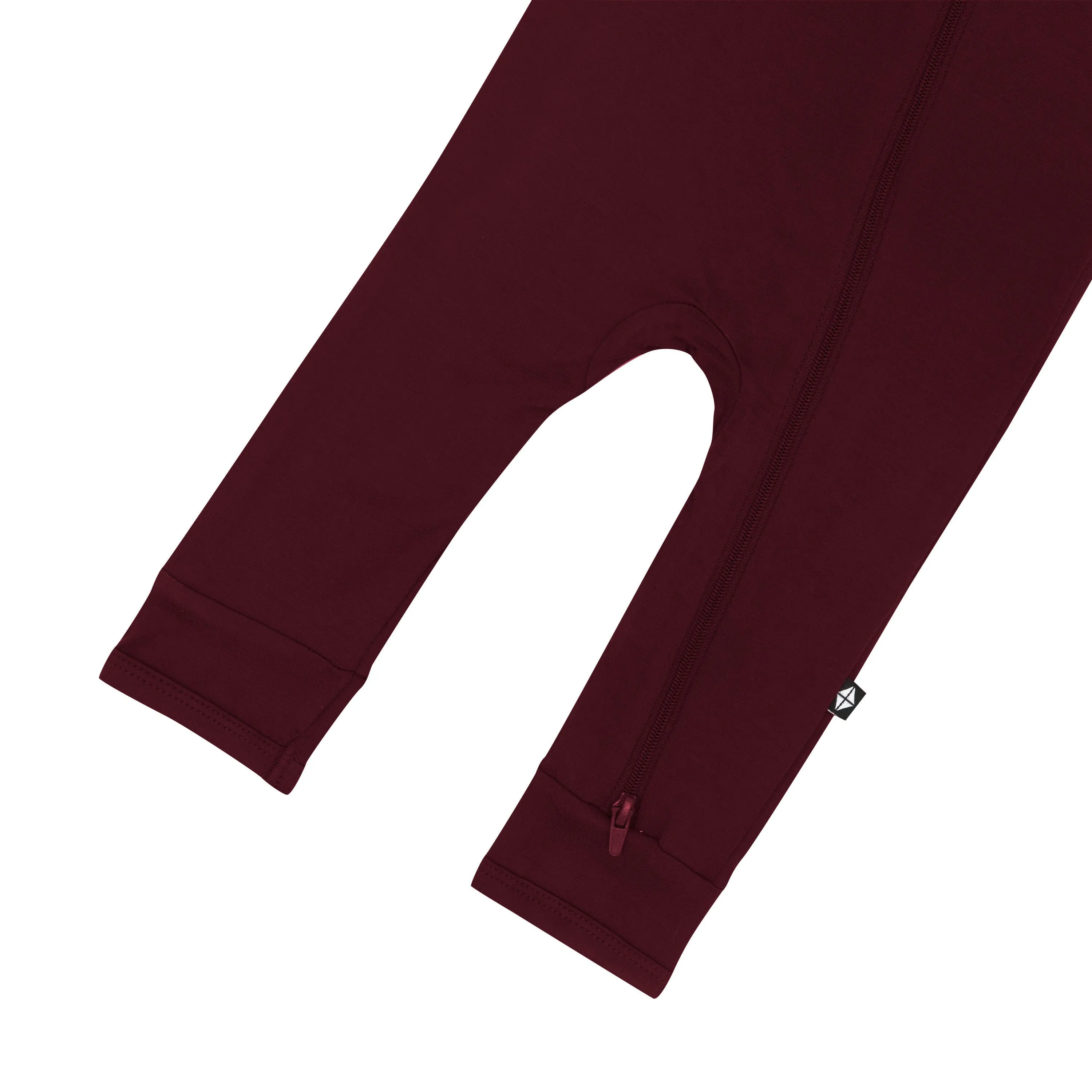 Kyte Baby Zippered Romper - Burgundy