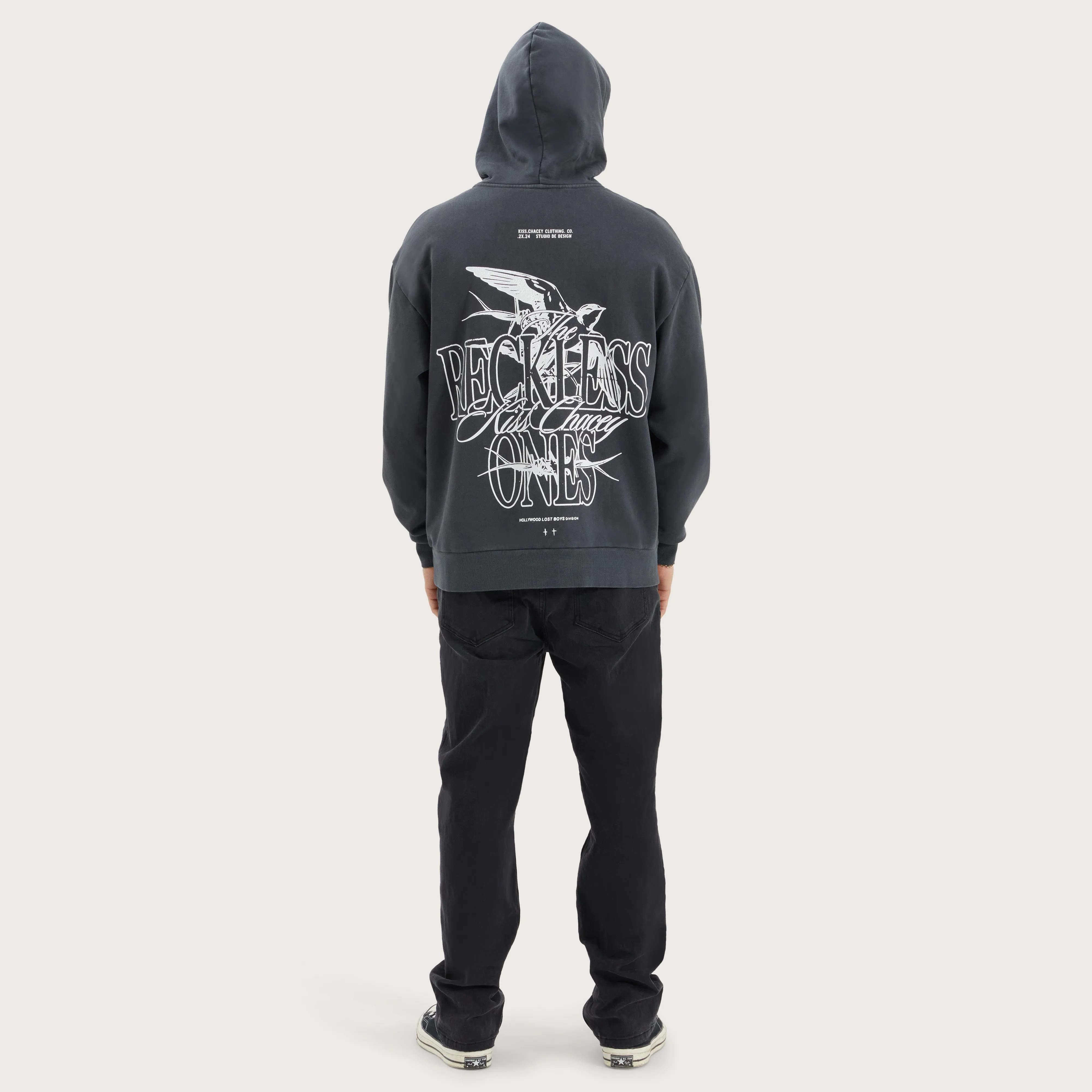 Lark Relaxed Hoodie Pigment Asphalt