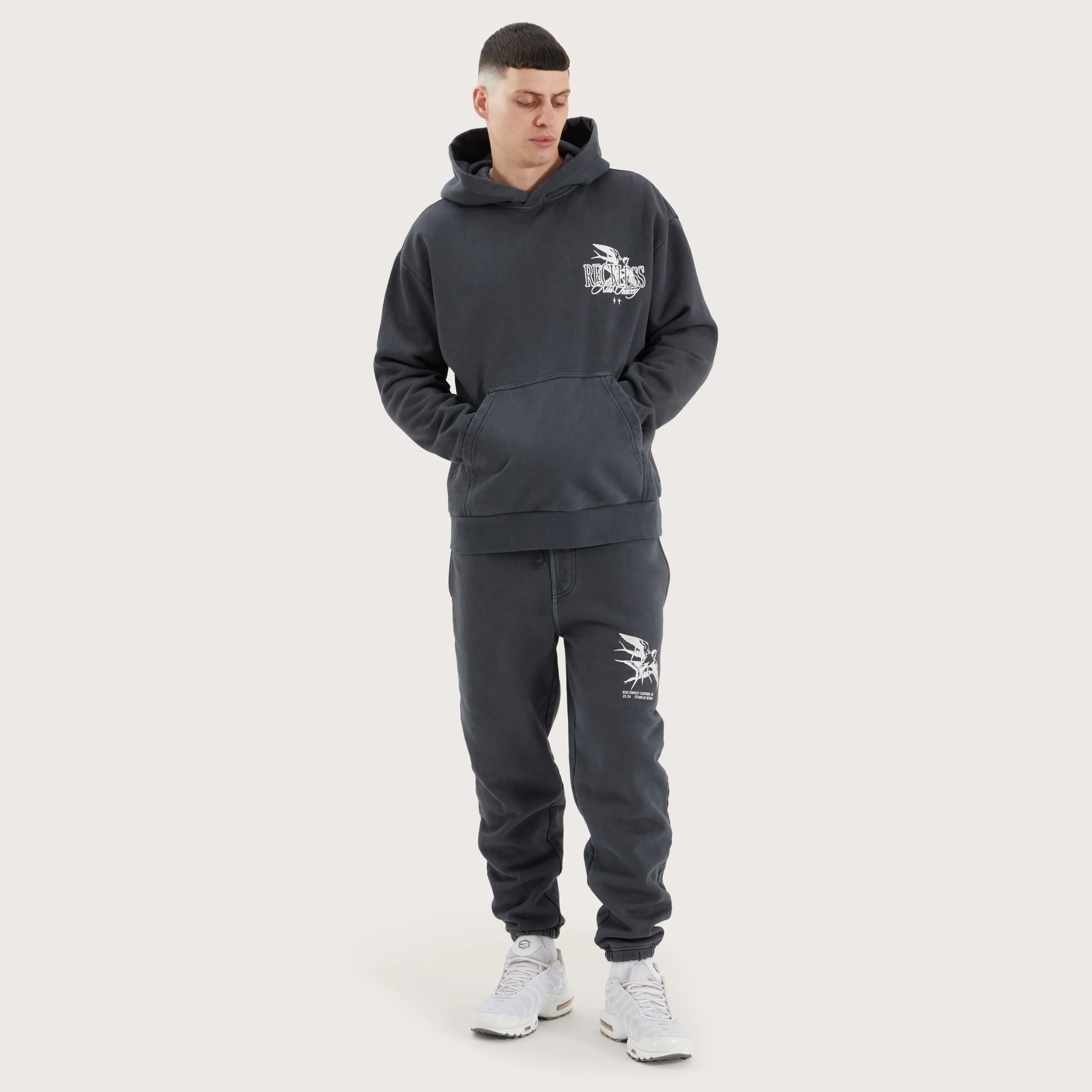 Lark Relaxed Hoodie Pigment Asphalt