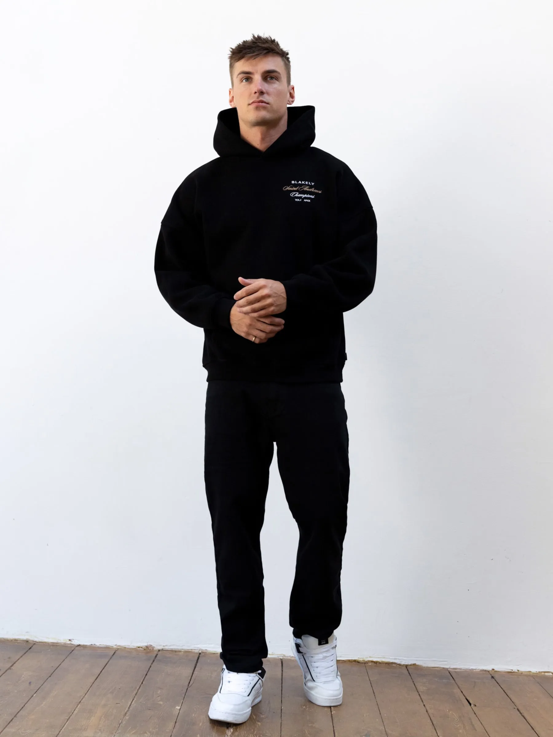 Legacy Relaxed Hoodie - Black