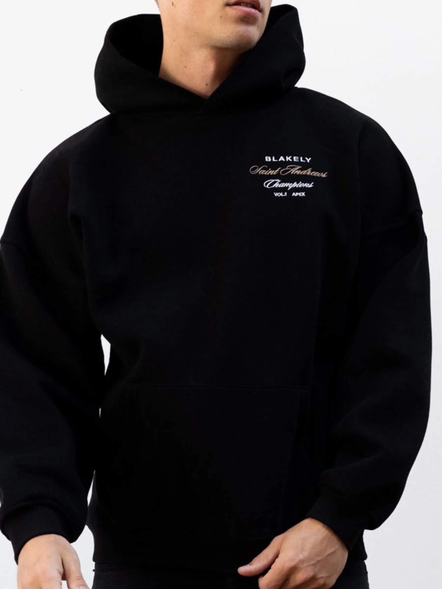 Legacy Relaxed Hoodie - Black