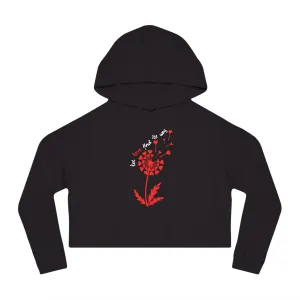 Let Love Find Its Way Cropped Hoodie