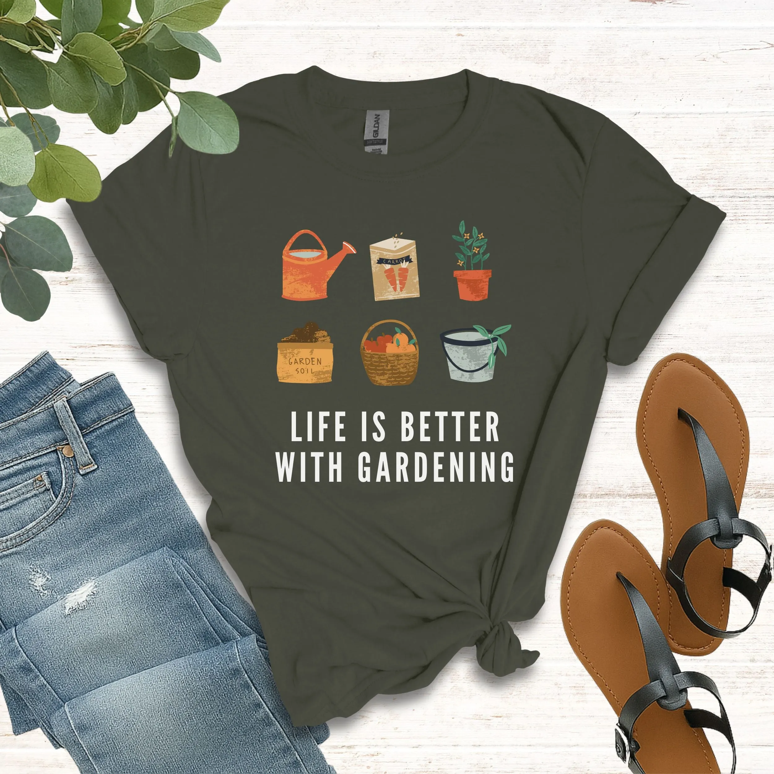 Life Is Better With Gardening T-Shirt