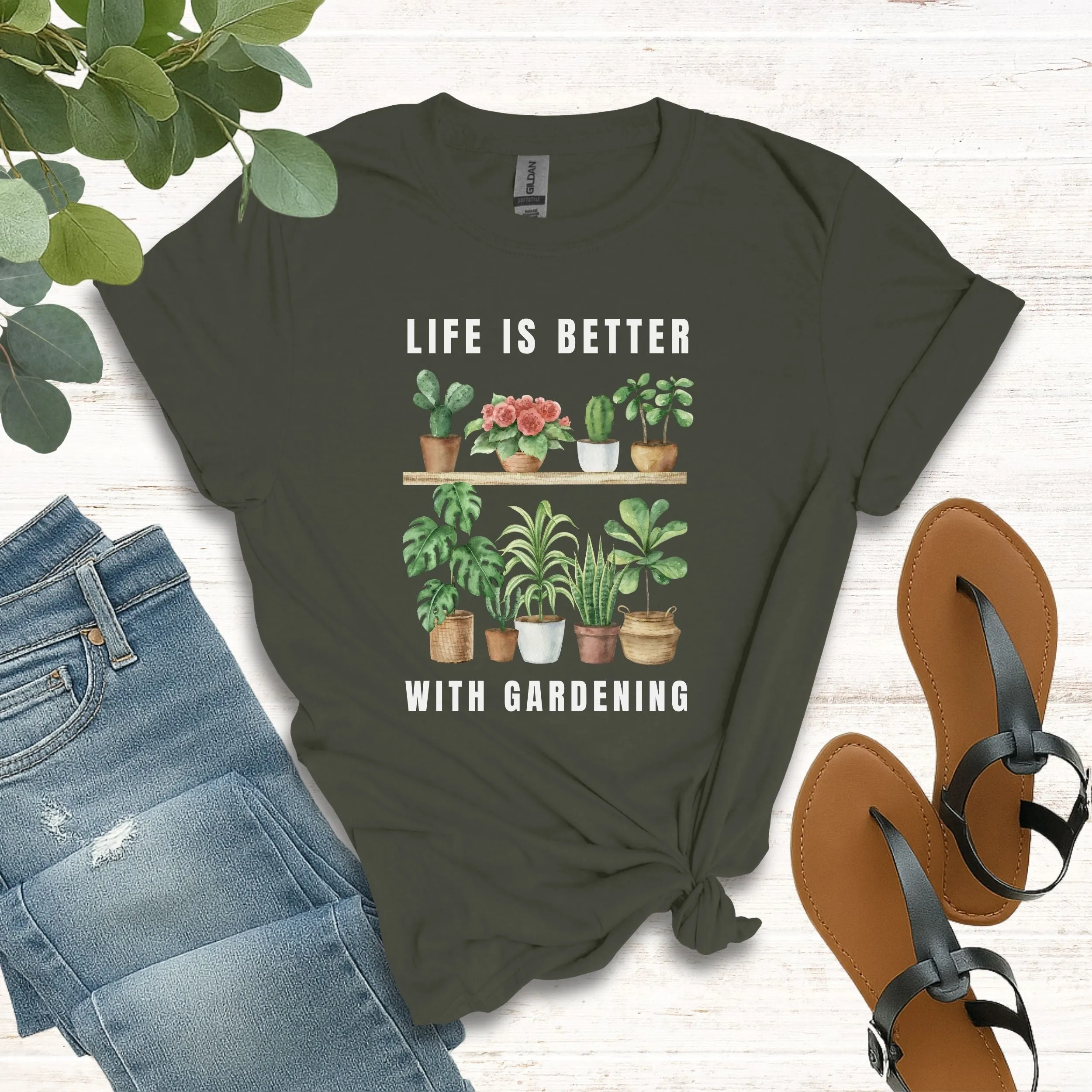 Life Is Better With Gardening Tee