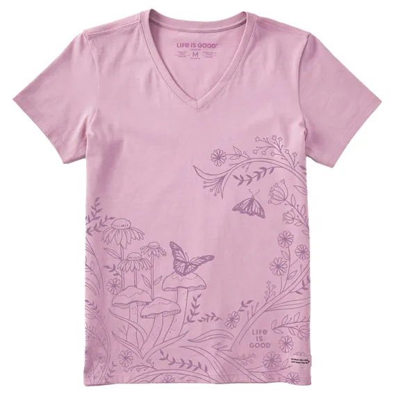 Life is Good Women's Wildflower Meadow Crusher Vee