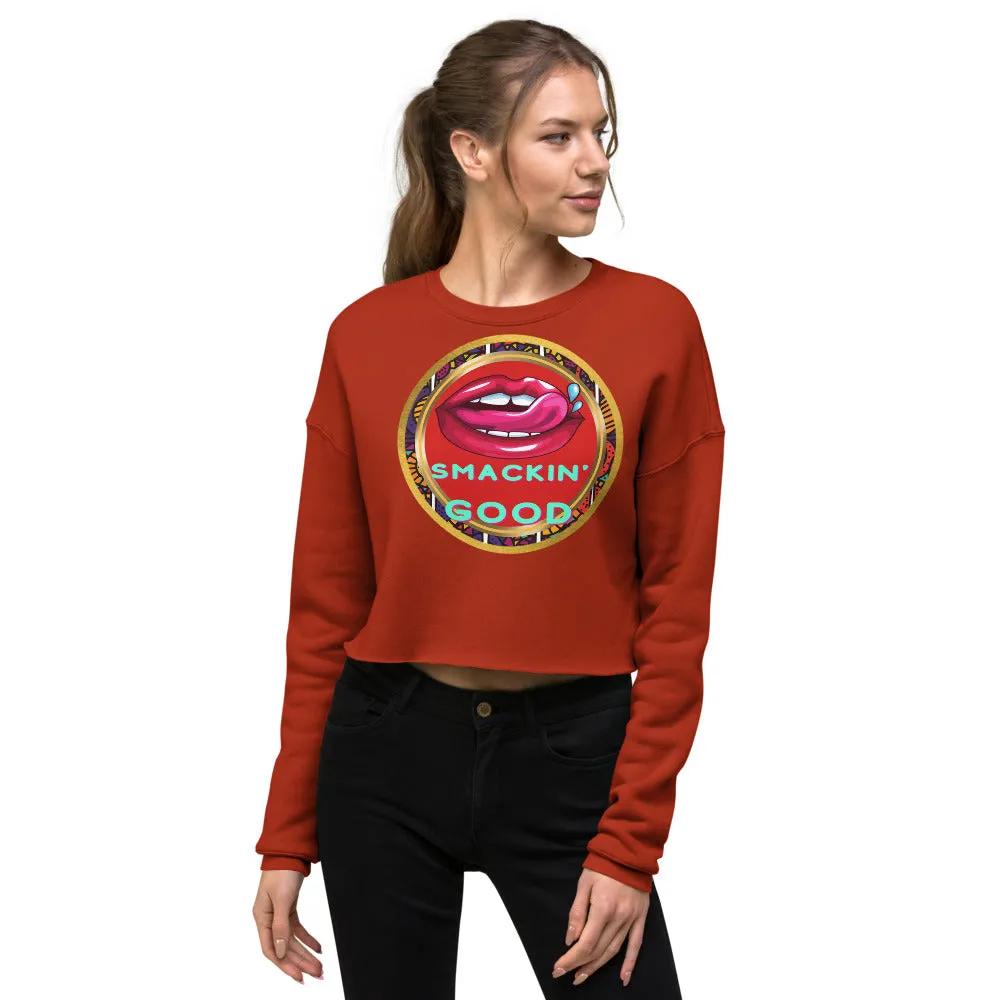 Lip Smacking Good Crop Sweatshirt