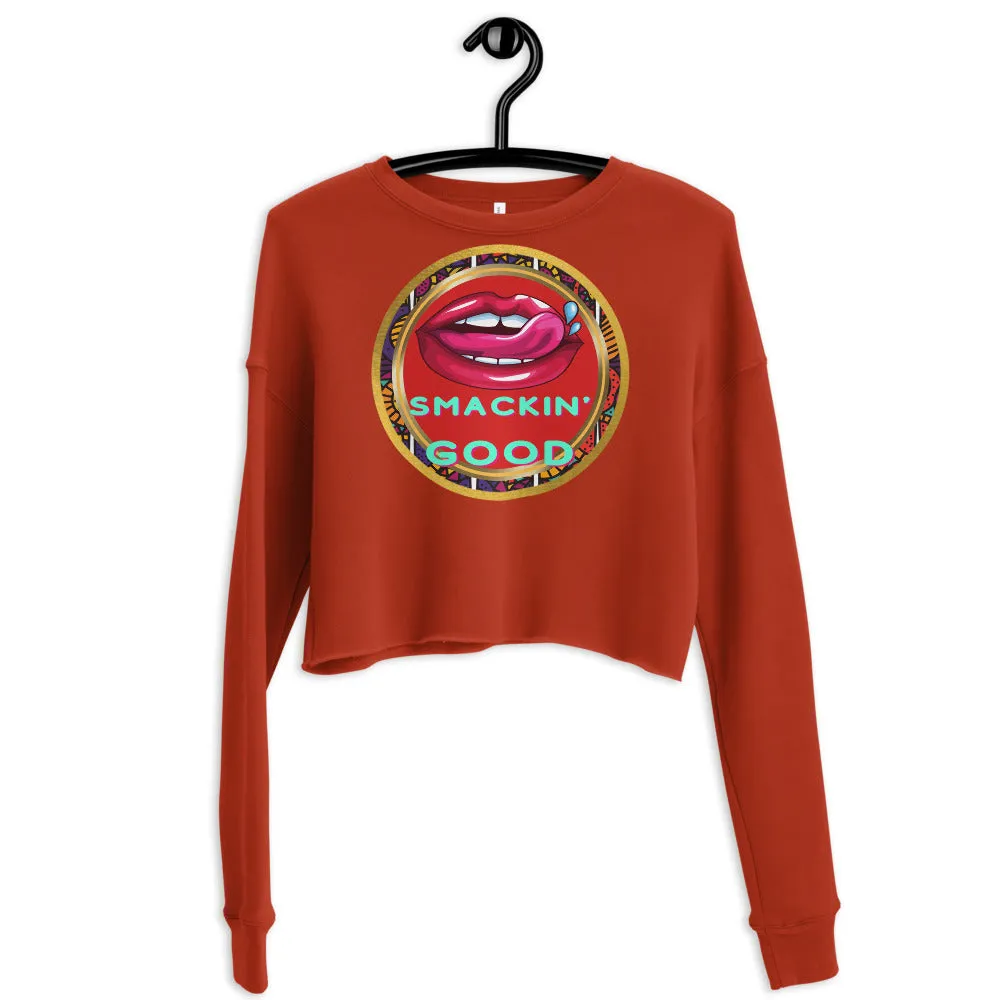 Lip Smacking Good Crop Sweatshirt