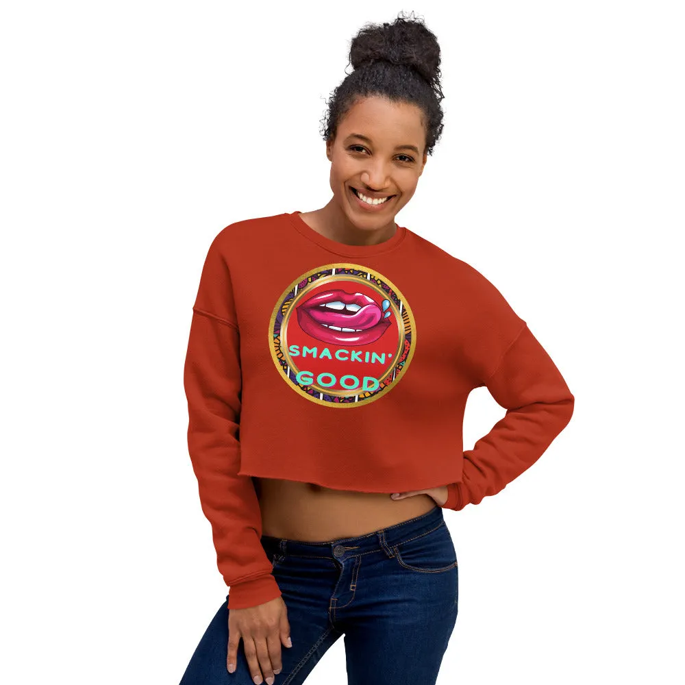 Lip Smacking Good Crop Sweatshirt