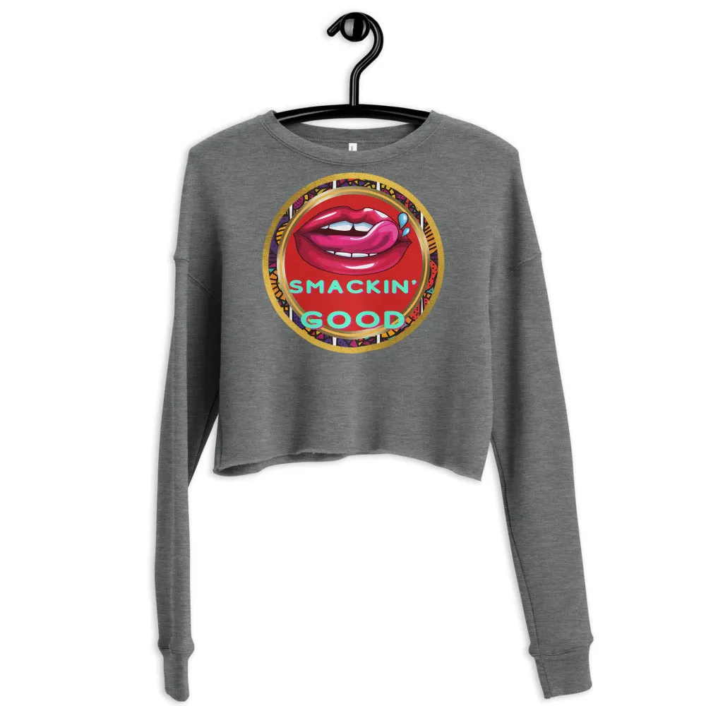 Lip Smacking Good Crop Sweatshirt