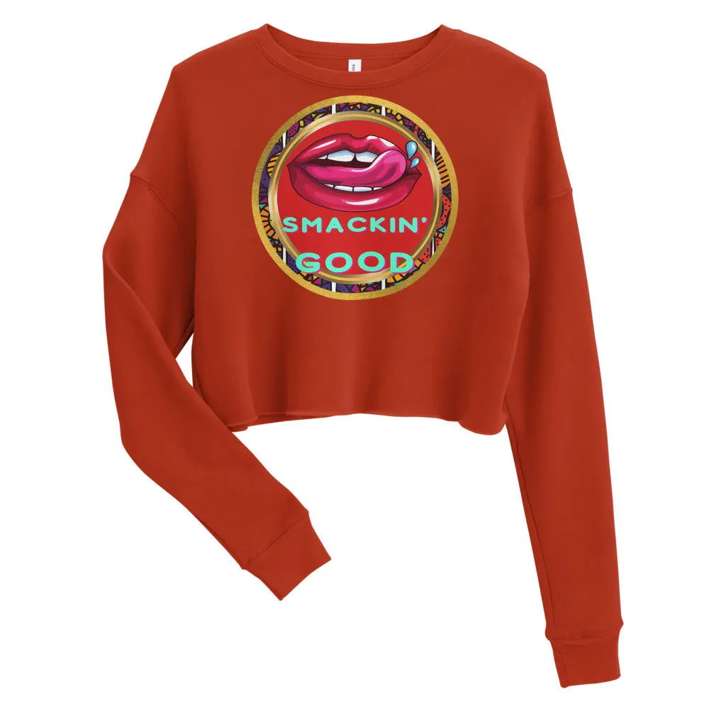 Lip Smacking Good Crop Sweatshirt