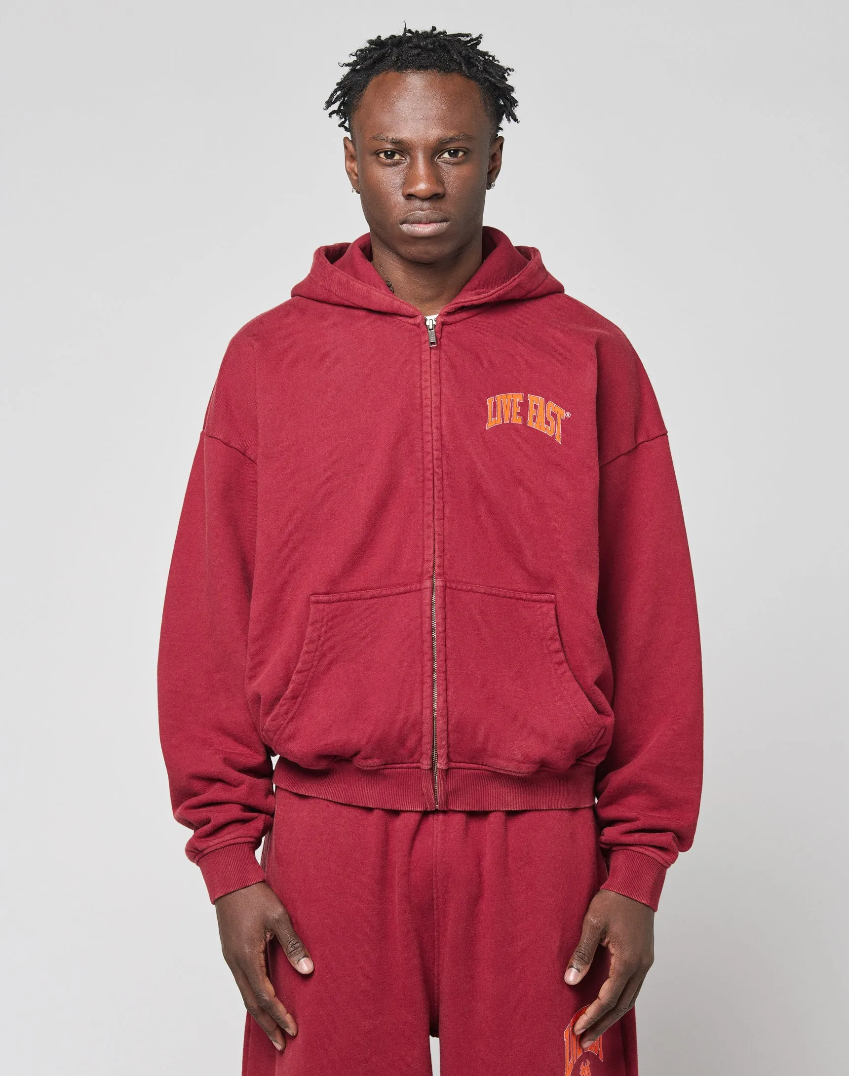 Live Fast London Hooded Zip