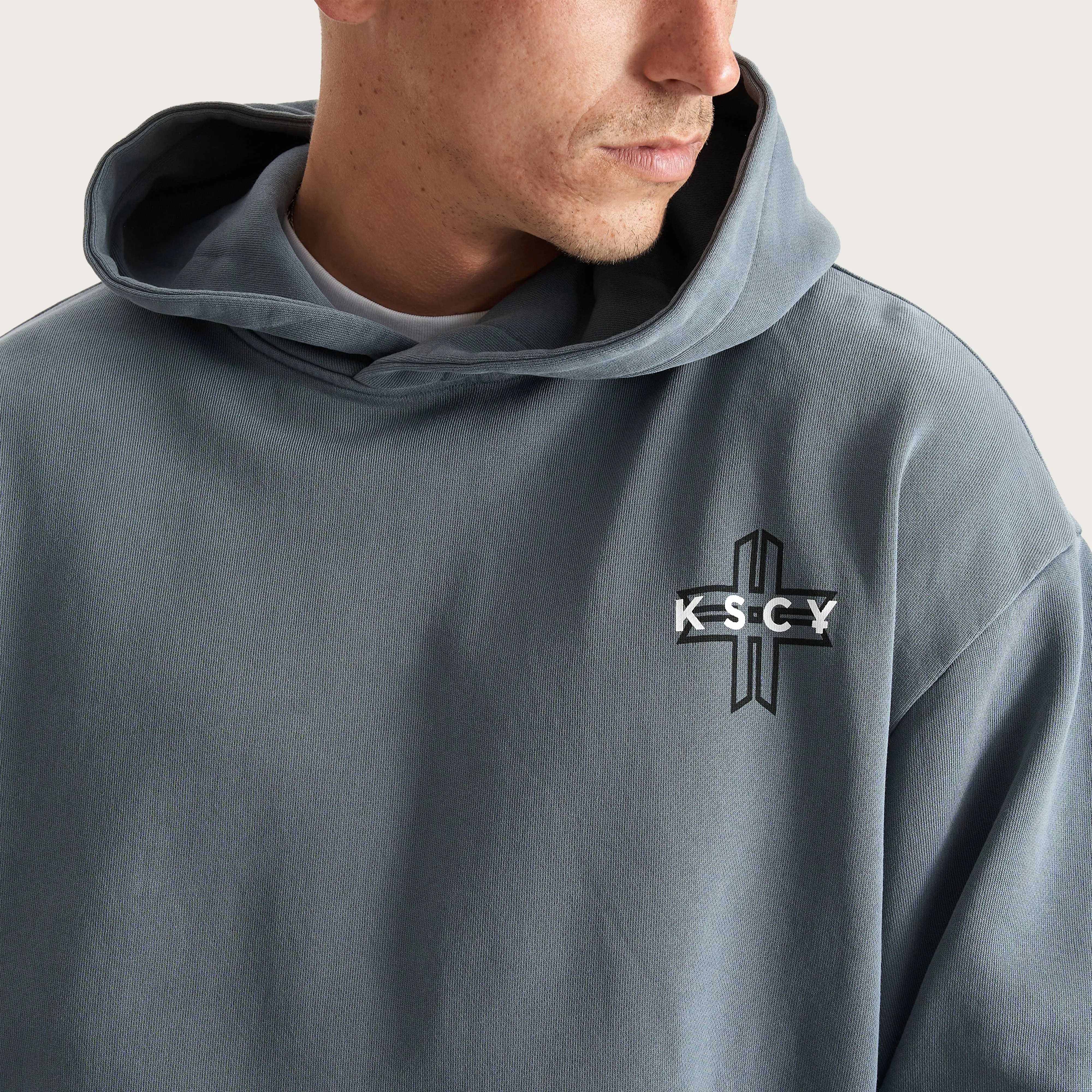 Lonepine Relaxed Hoodie Pigment Stormy Weather