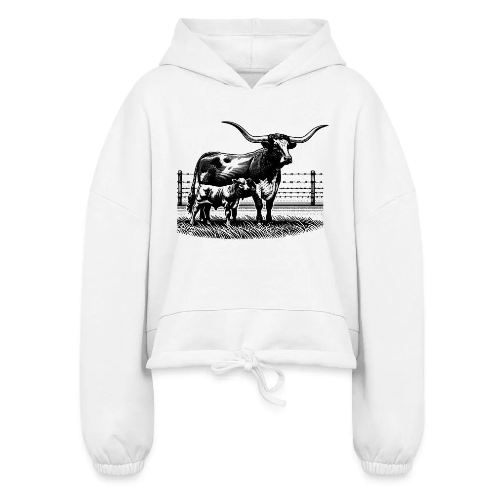 Longhorn Women’s Cropped Hoodie