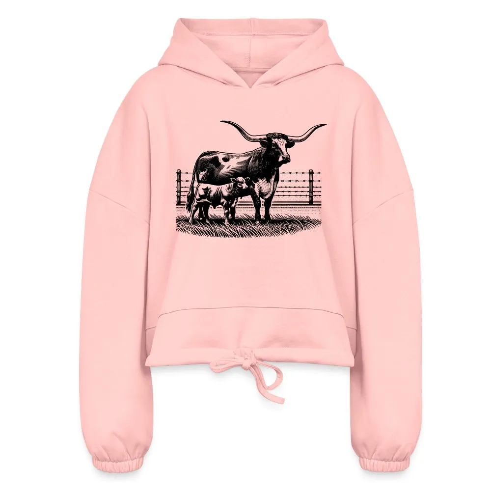 Longhorn Women’s Cropped Hoodie