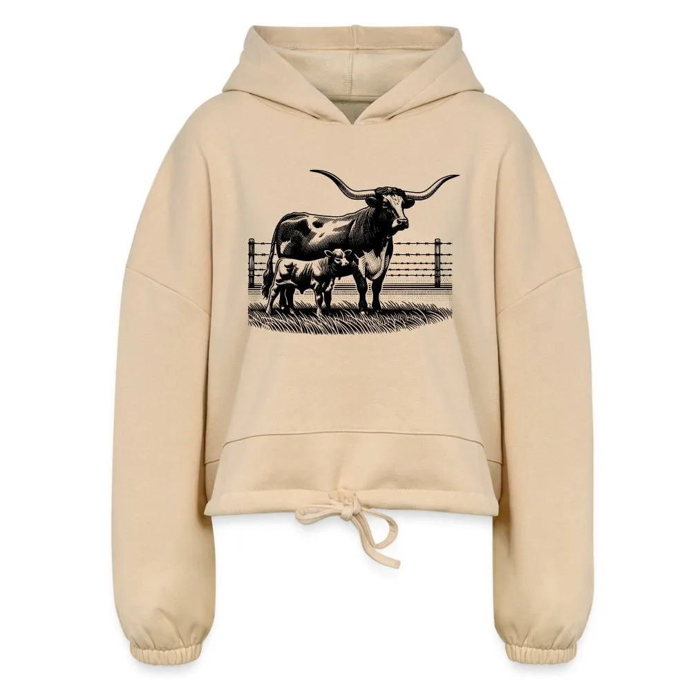 Longhorn Women’s Cropped Hoodie