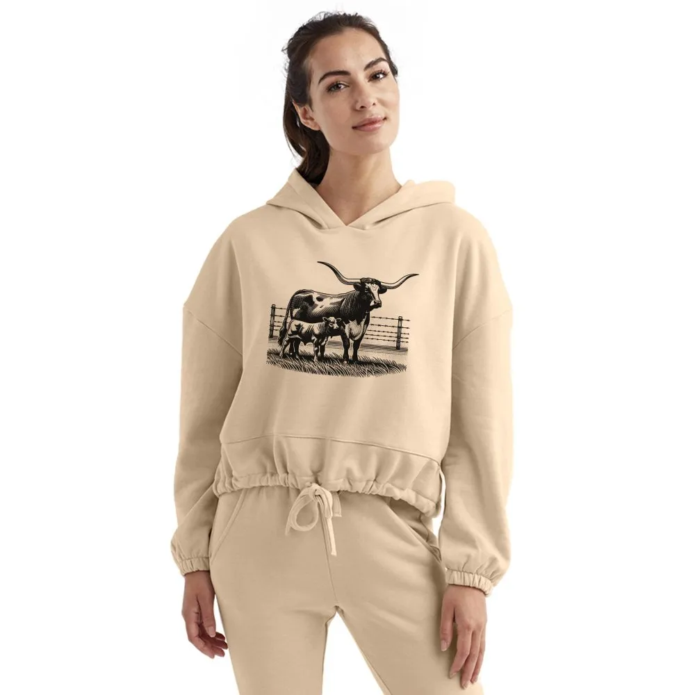 Longhorn Women’s Cropped Hoodie