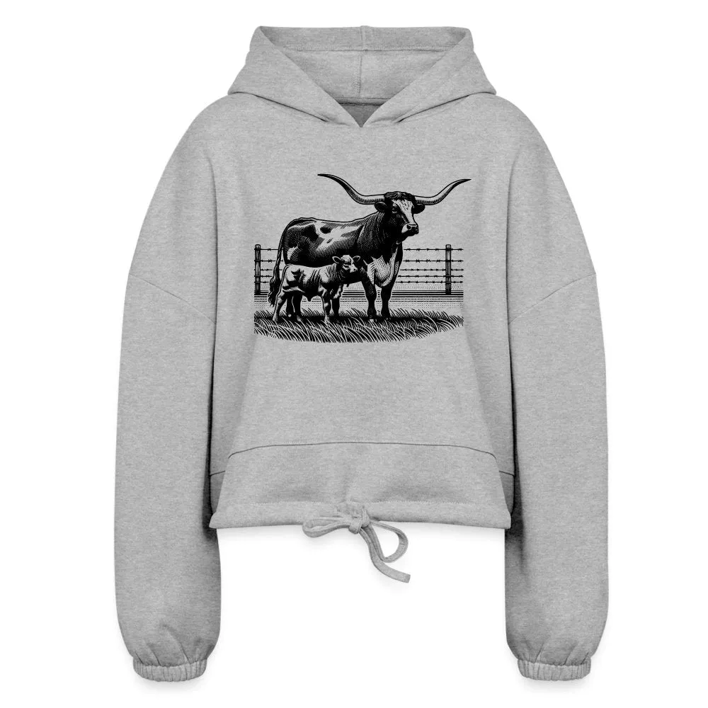 Longhorn Women’s Cropped Hoodie