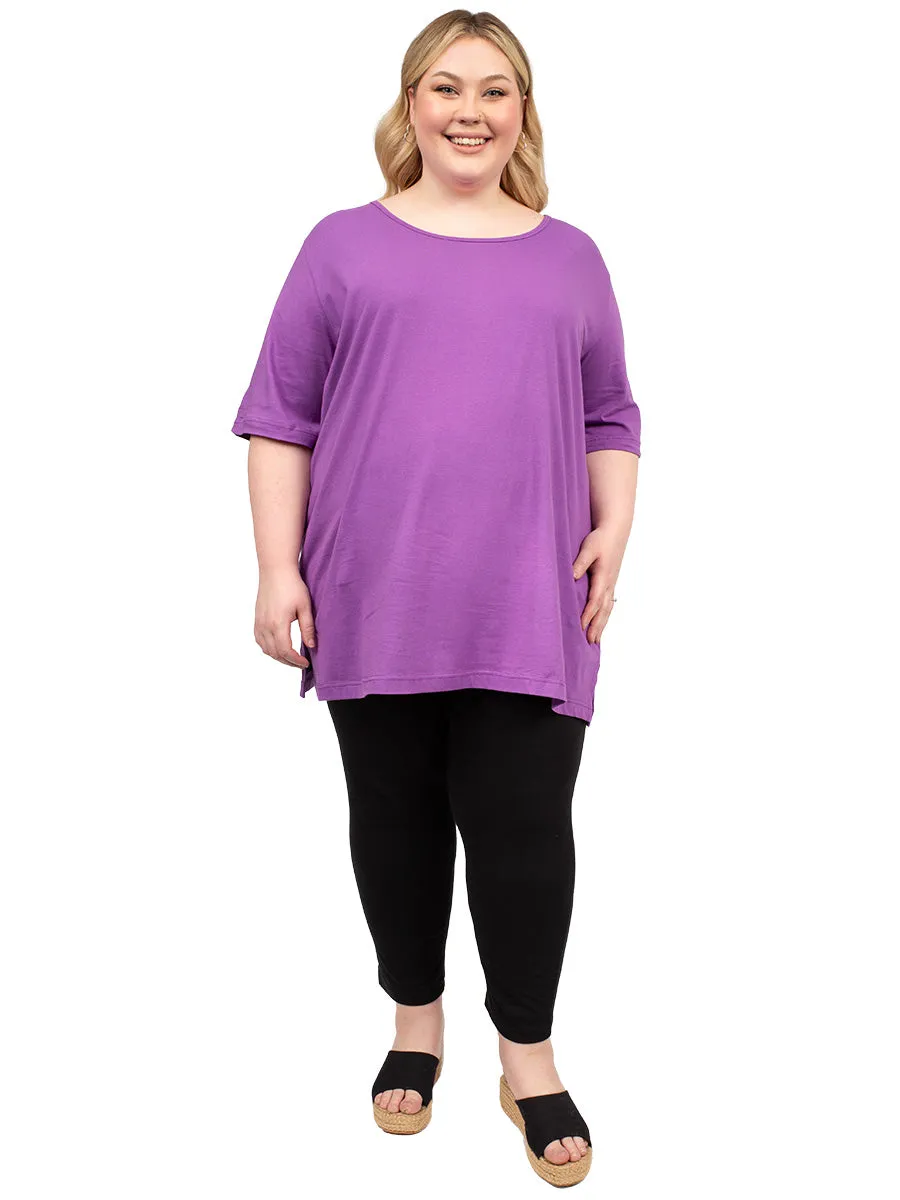 Longline Tee - Purple*
