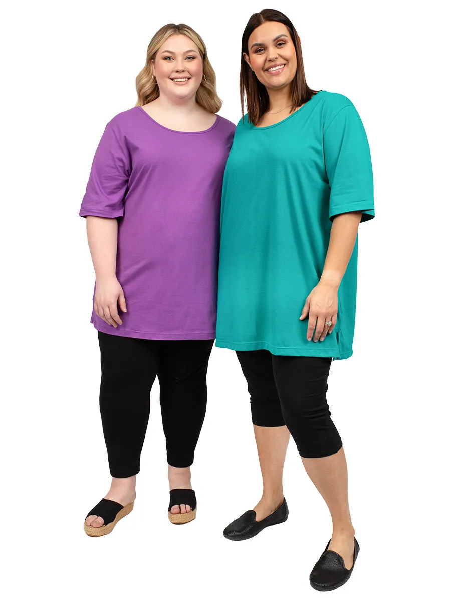 Longline Tee - Purple*