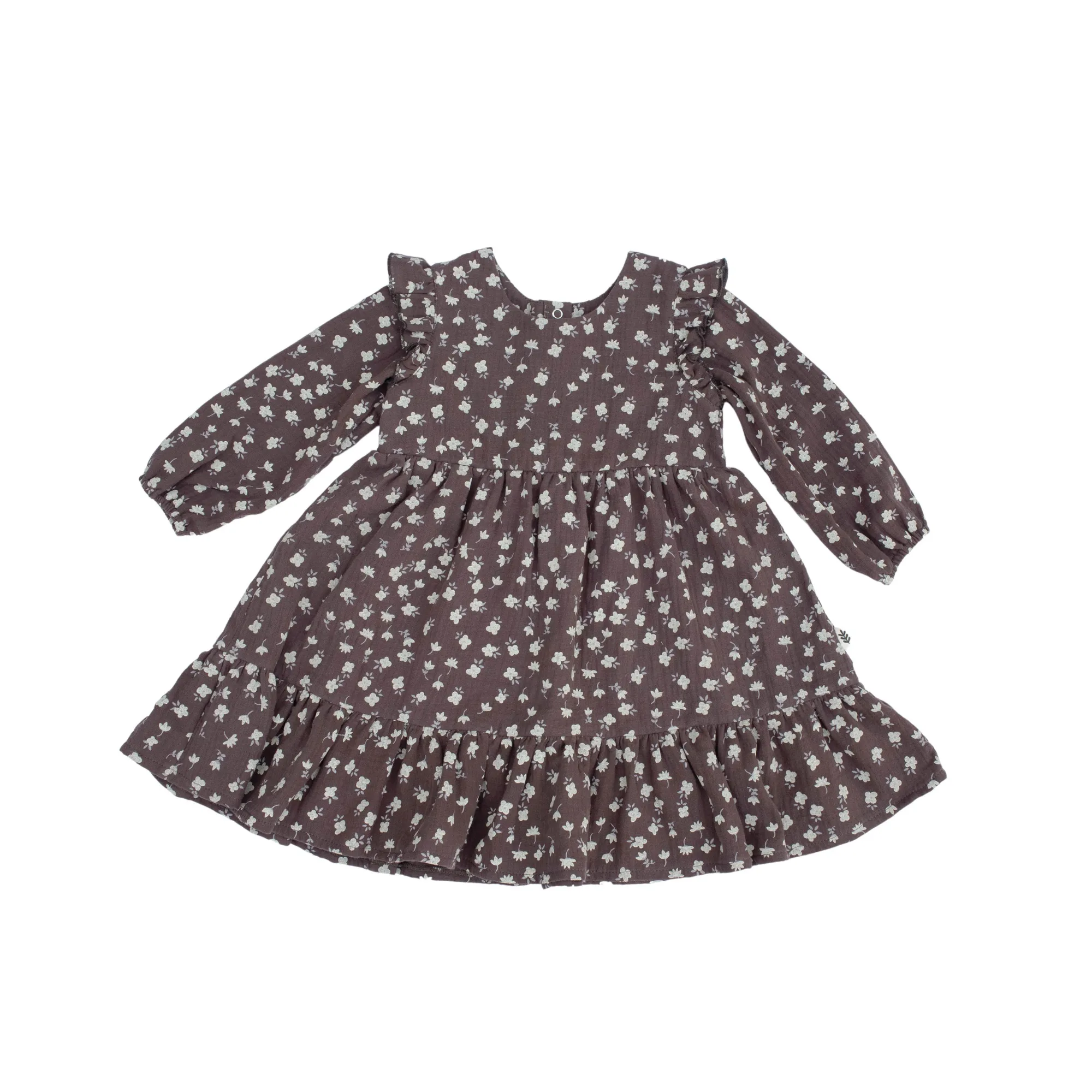 Longsleeve Ruffle Dress - Daphne - 2-3 to 8-9