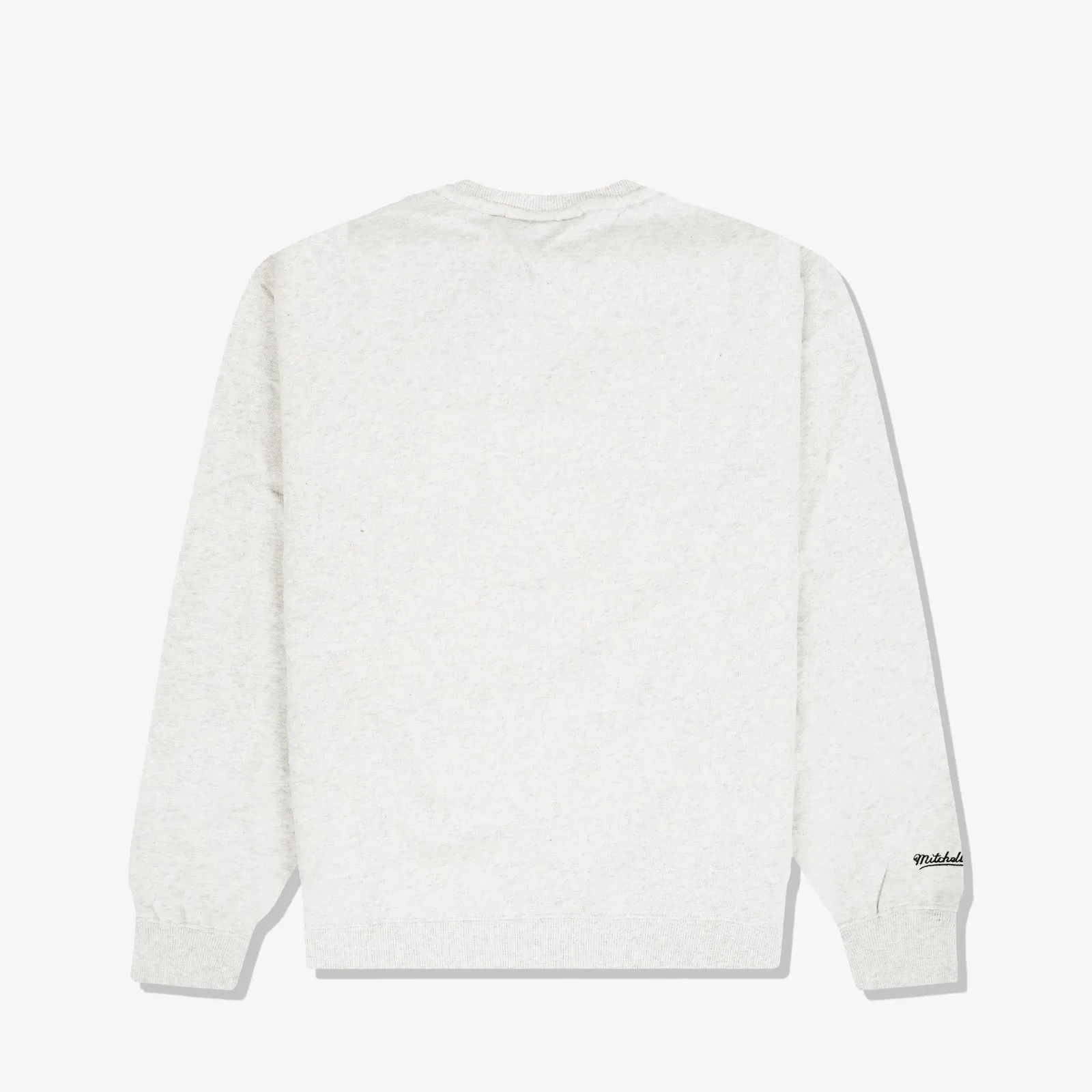 Los Angeles Lakers Jersey Wordmark Crew Sweatshirt - White Marle