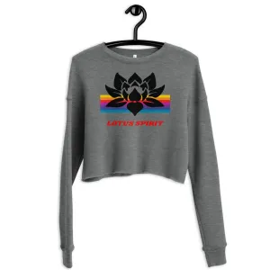 Lotus Spirit Crop Sweatshirt