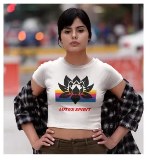 Lotus Spirit Crop Tee