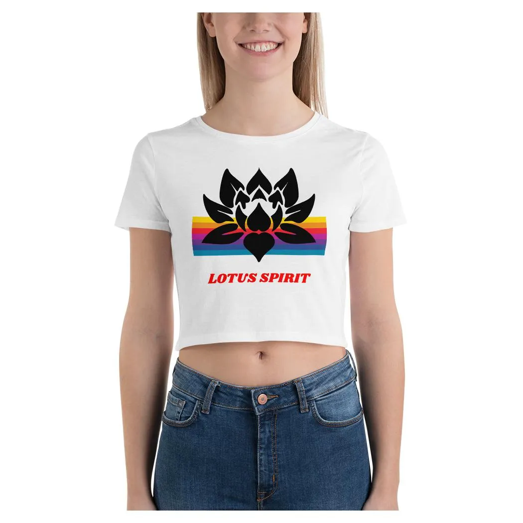 Lotus Spirit Crop Tee