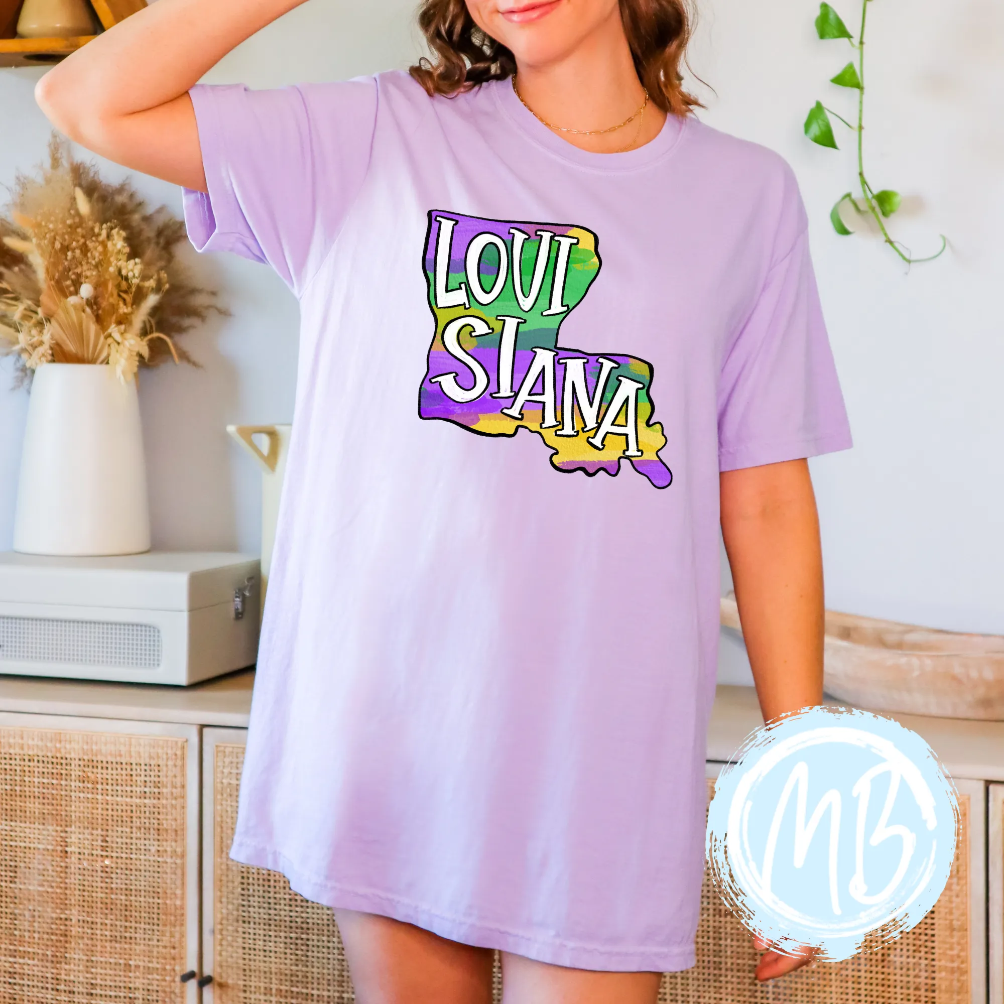 Louisiana Mardi Gras Youth & Adult Tee