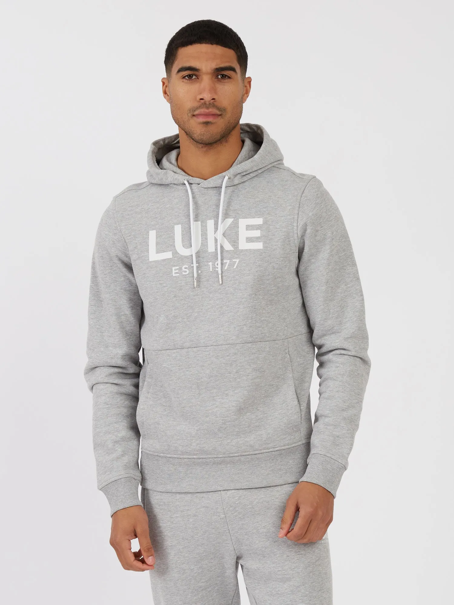 Luke 1977 M730381 Grand Luke Est 1977 Sweat Mid Grey Marl