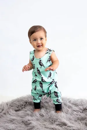 Magpie | Organic Cotton Romper | Size 000 - 2