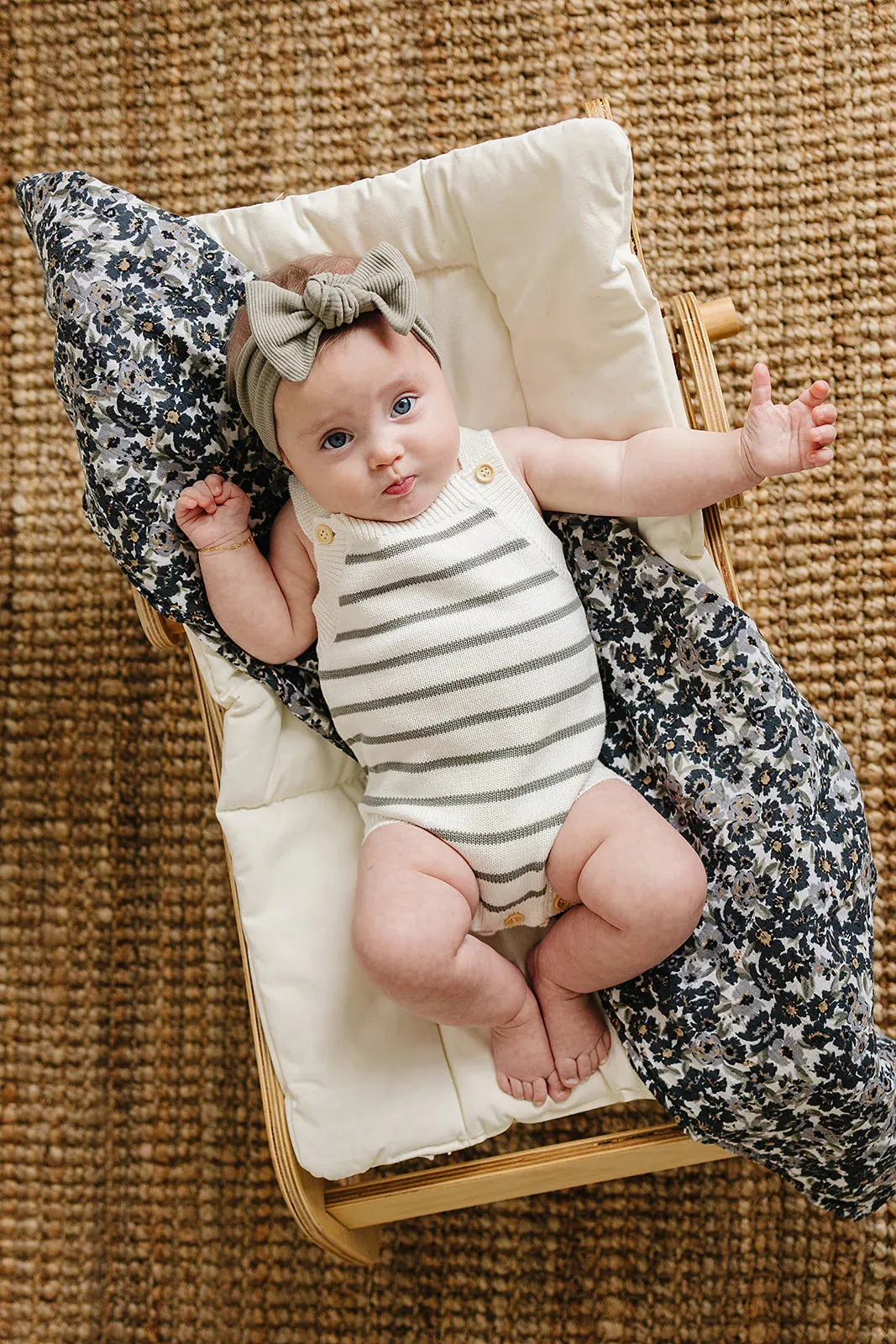 Mebie Baby Knit Bubble Romper