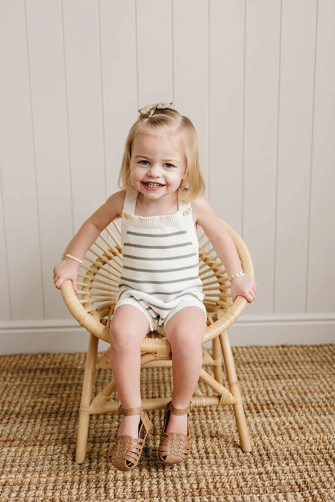 Mebie Baby Knit Bubble Romper