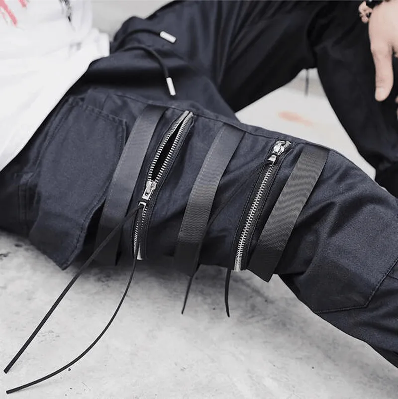 Men'S Autumn and Winter Loose Multi-Pocket Overalls