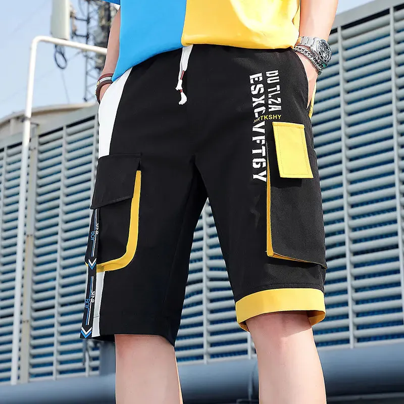 Men's Casual Loose Five-Point Shorts for Youth Fashion