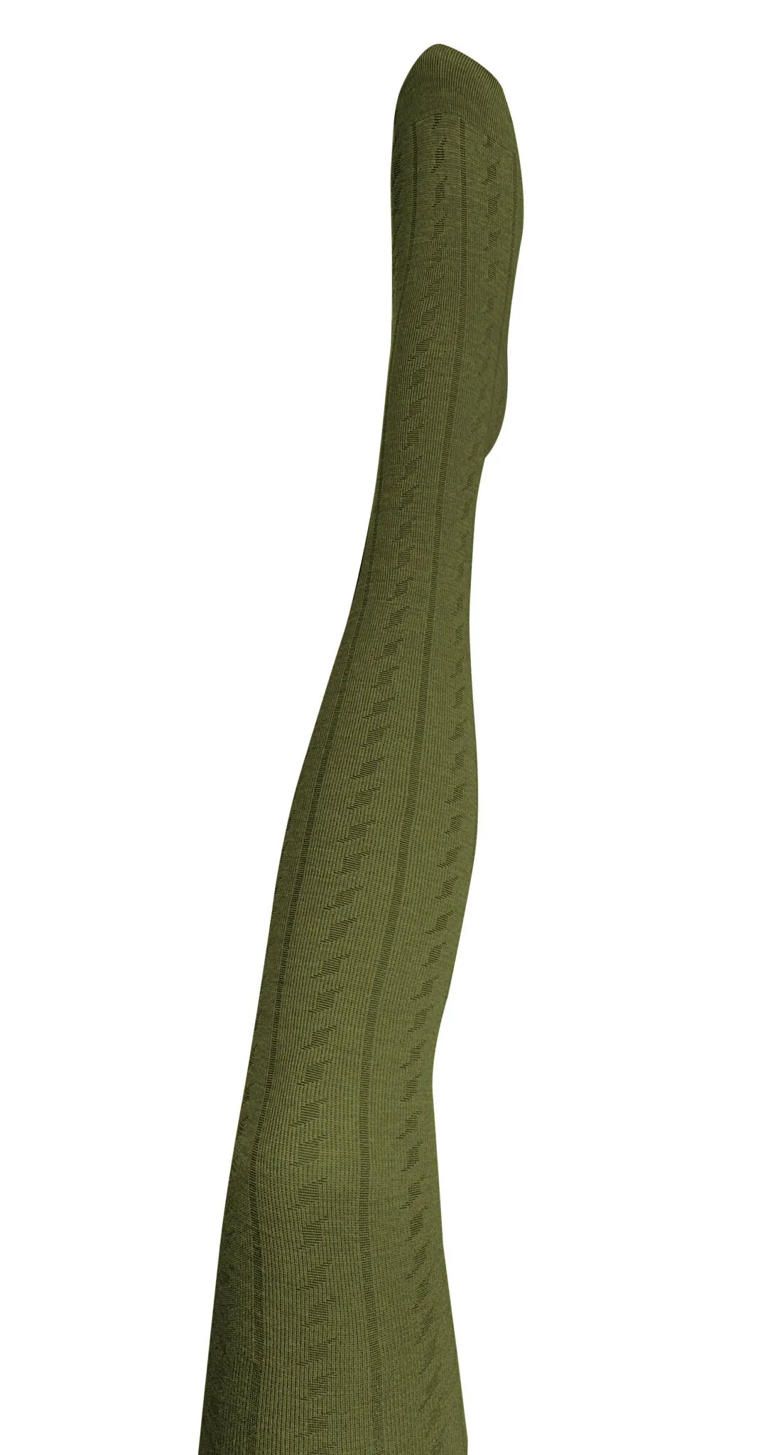 Merino Wool Tights by Tightology - Form Green