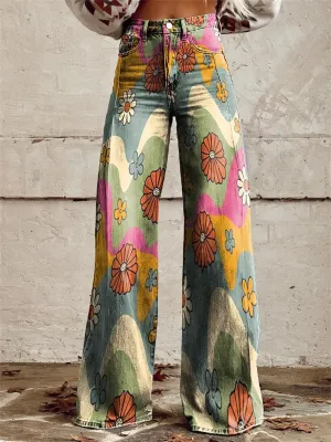 Miley | Retro Boho Flow Pants