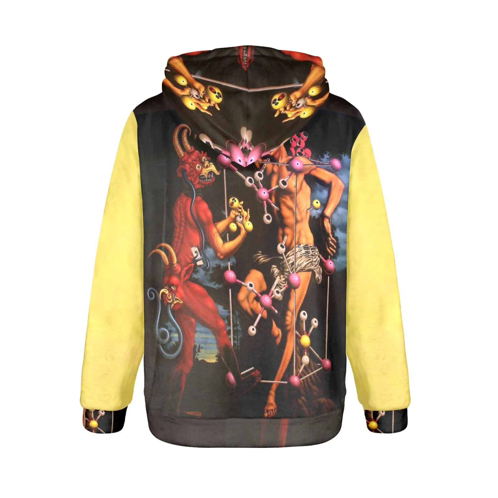 Molecular Martyrdom Women's Flannel Hoodie